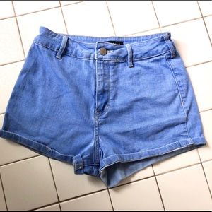 KENDALL+KYLIE HIGHRISE DENIM SHORTS